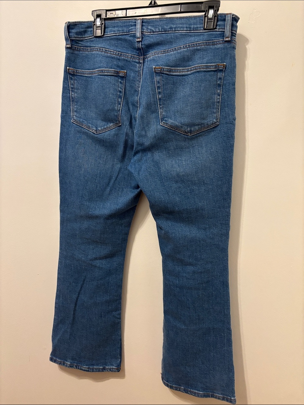 Loft Rivete High Rise Flare Denim Jeans - Picture 2 of 5